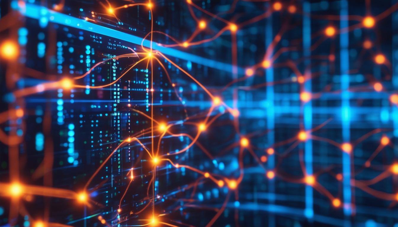 An image of data being connected to drive automation