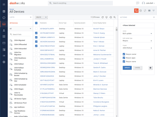 Resync Automation and Bulk Update